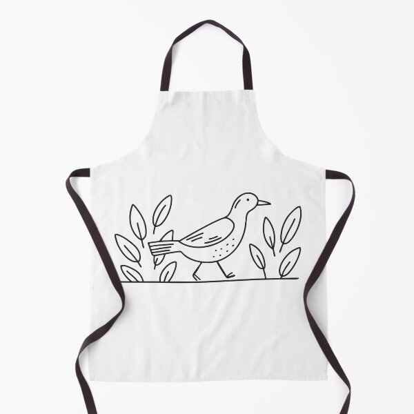 Item preview, Bird Stepping Among Forest Leaves designed and sold by rasagamastore.