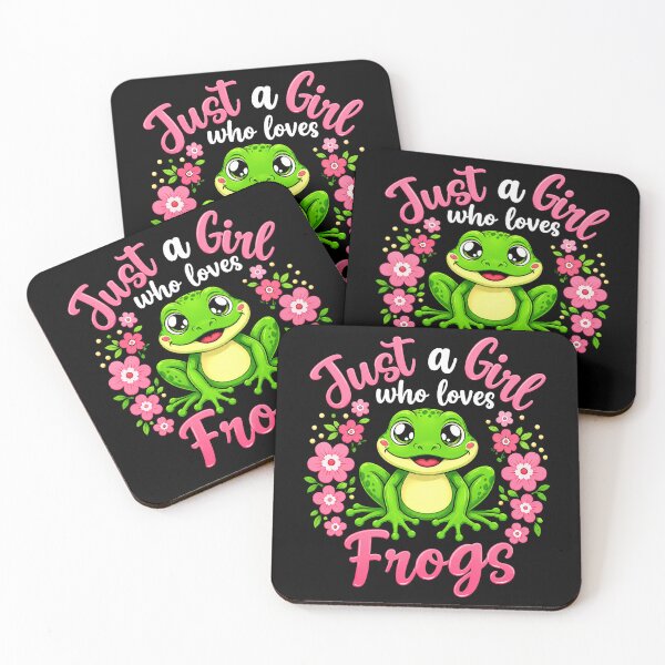 Item preview, Just A Girl Who Loves Frogs Cute Pink Frog Lover Design designed and sold by MiALopezArt.