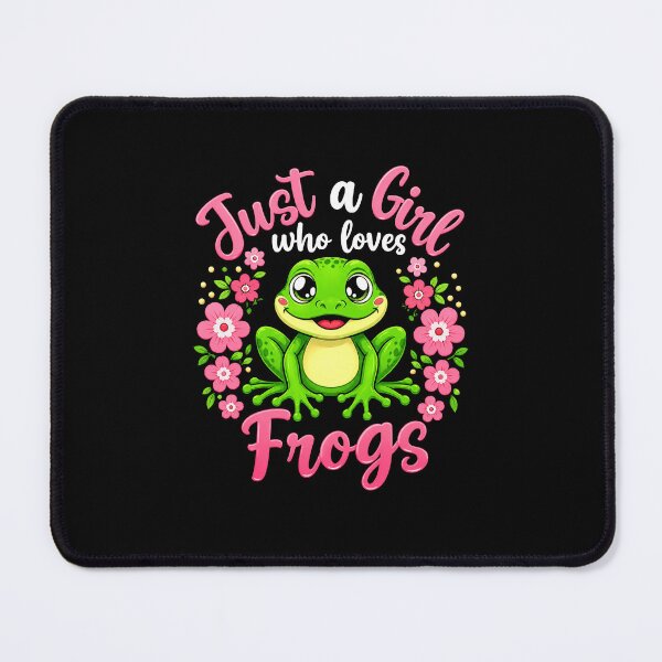 Item preview, Just A Girl Who Loves Frogs Cute Pink Frog Lover Design designed and sold by MiALopezArt.
