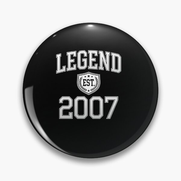 Item preview, Legend Est 2007 Vintage Athletic Style Birthday Typography Design designed and sold by msaloyach.