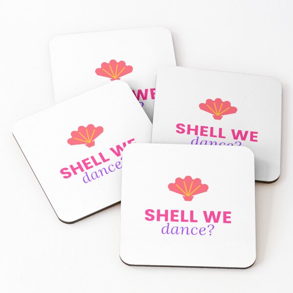 Item preview, Shell We Dance Funny Summer Beach Pun Tee designed and sold by 7Four1 Designs.