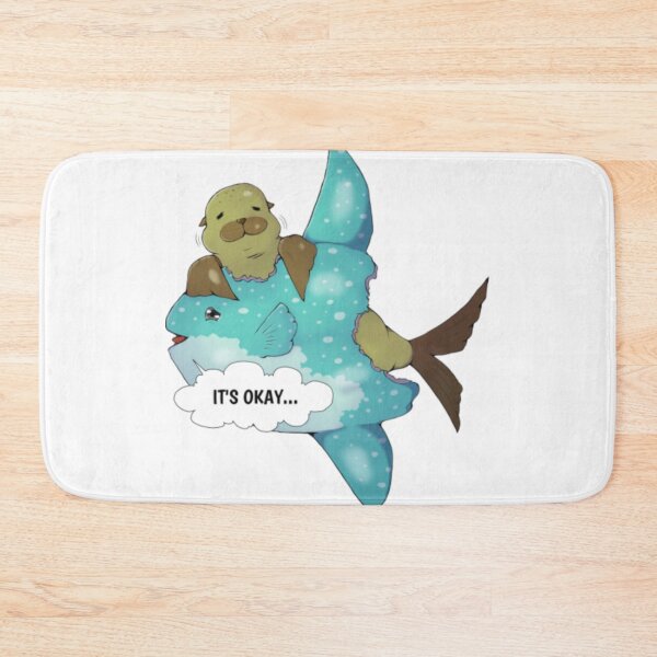 Item preview, Sad Mola Mola Ocean Sunfish Cute Marine Life designed and sold by Aniverlia.