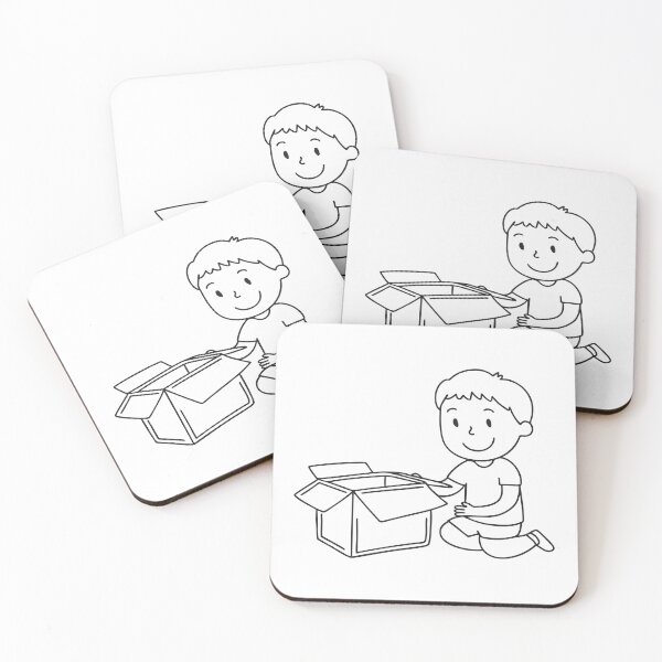 Item preview, Child Unboxing Toy Box on Floor designed and sold by rasagamastore.