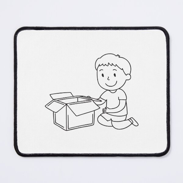 Item preview, Child Unboxing Toy Box on Floor designed and sold by rasagamastore.