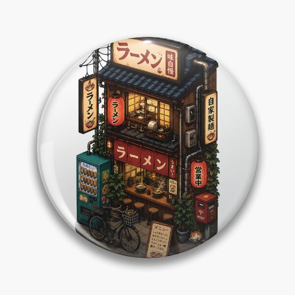 Item preview, Tiny Japanese Ramen Shop designed and sold by MouhamedAdel95.