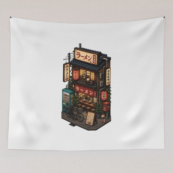 Item preview, Tiny Japanese Ramen Shop designed and sold by MouhamedAdel95.