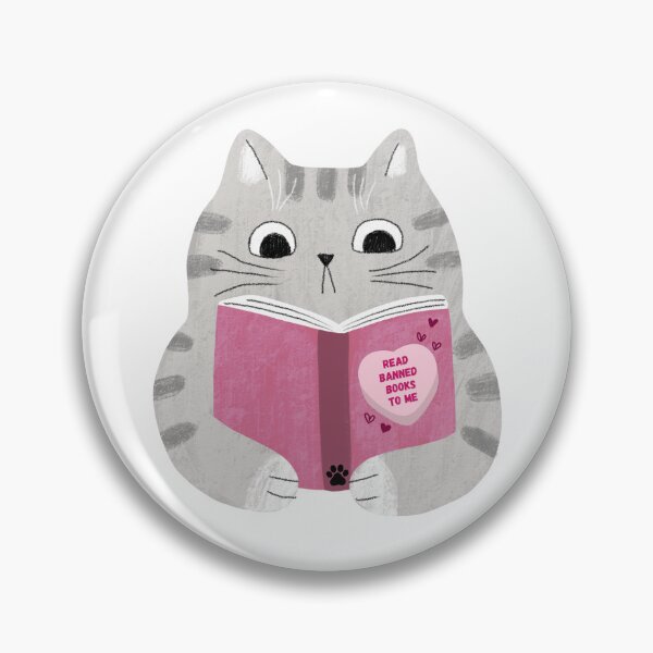 Item preview, Cat Reading - Read Banned Books to Me designed and sold by AmyAndCasey.