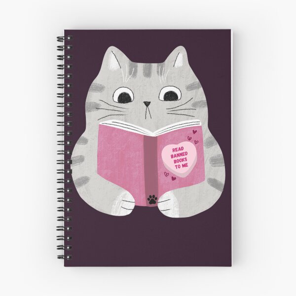 Item preview, Cat Reading - Read Banned Books to Me designed and sold by AmyAndCasey.