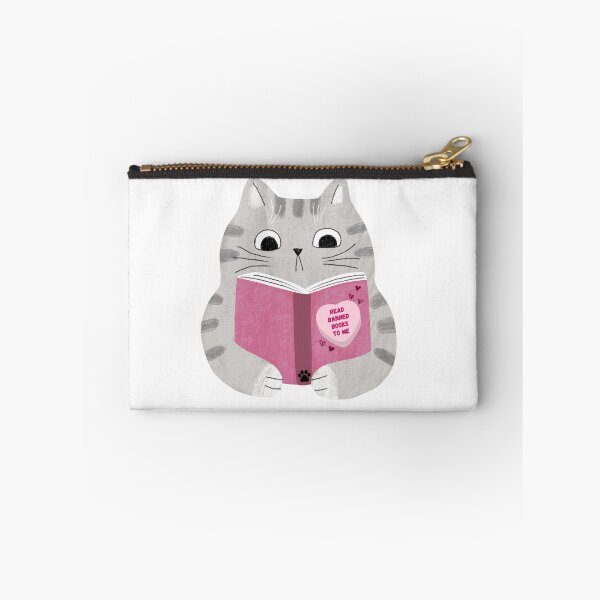 Item preview, Cat Reading - Read Banned Books to Me designed and sold by AmyAndCasey.