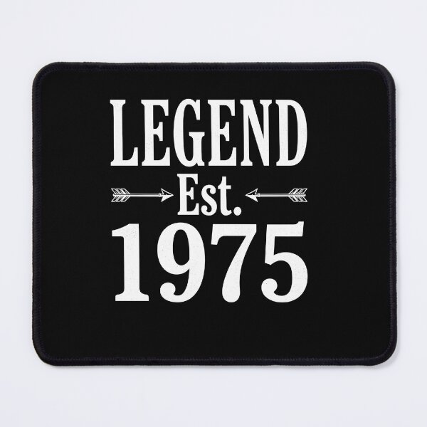 Item preview, Legend Est 1975 Minimal Vintage Birthday Typography Design designed and sold by msaloyach.