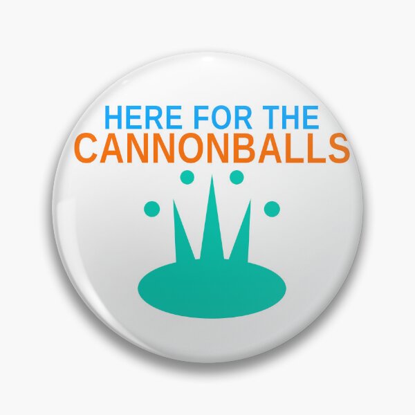 Item preview, Here For The Cannonballs Funny Summer Pool Tee designed and sold by 7Four1 Designs.