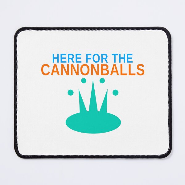 Item preview, Here For The Cannonballs Funny Summer Pool Tee designed and sold by 7Four1 Designs.