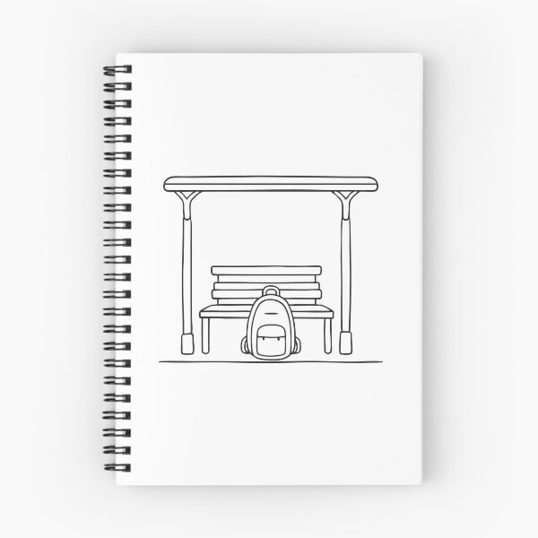 Item preview, Backpack Under Bus Stop Bench designed and sold by rasagamastore.