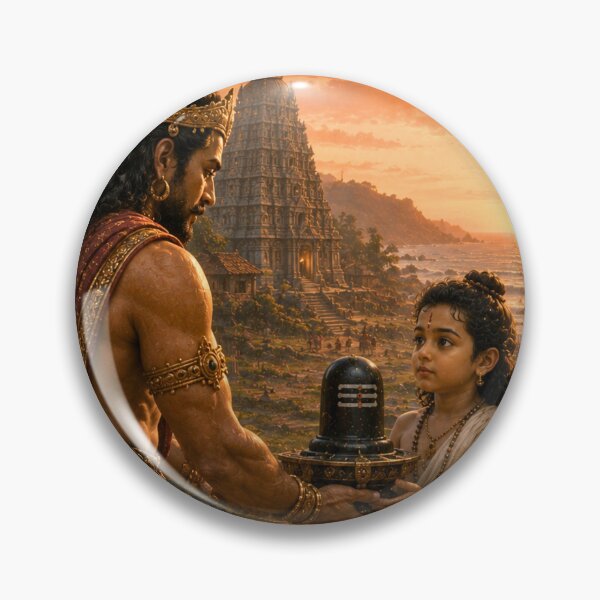 Item preview, Lord Ganesha and Ravana – The Sacred Atma Linga Series. The Moment of Decision – Ravana Entrusts the Sacred Atma Linga to Lord Ganesha designed and sold by Homyar.