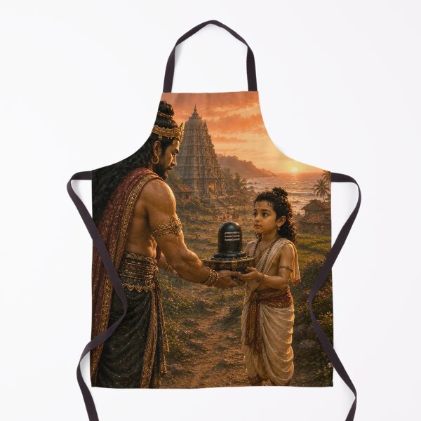 Item preview, Lord Ganesha and Ravana – The Sacred Atma Linga Series. The Moment of Decision – Ravana Entrusts the Sacred Atma Linga to Lord Ganesha designed and sold by Homyar.