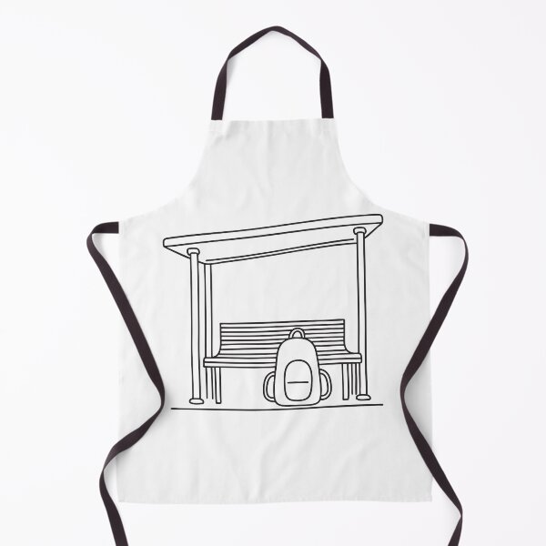 Item preview, Backpack Beneath Bus Shelter Bench designed and sold by rasagamastore.