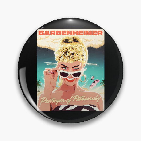 Item preview, Blonde Woman Adjusting Sunglasses Nuclear designed and sold by Ink Bloom Studio ⭐⭐⭐⭐⭐.