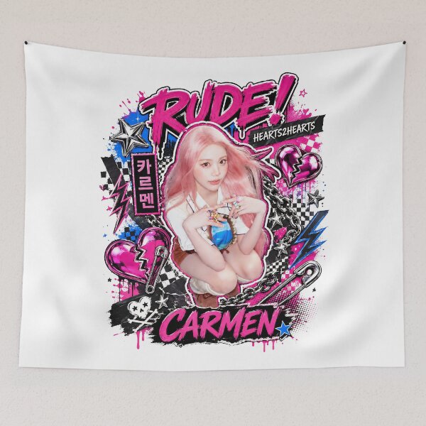 Item preview, Hearts2Hearts RUDE Carmen Trendy Kpop Idol Merch Fans Collection designed and sold by Valereekmerch.