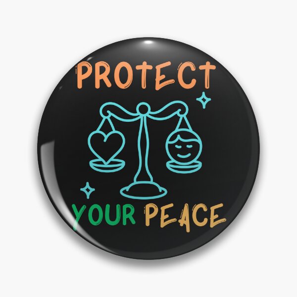 Item preview, Protect Your Peace | Mental Health & Inner Calm Aesthetic designed and sold by Mind-Oasis.
