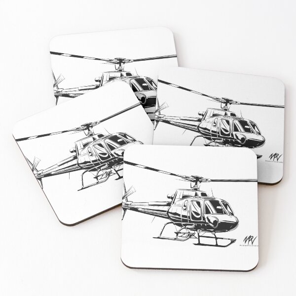 Item preview, AS350 Squirrel designed and sold by MPV Aviation Illustrations.