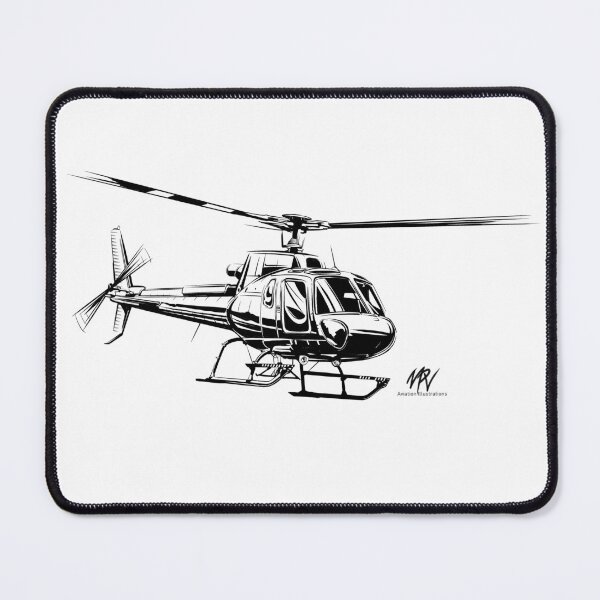 Item preview, AS350 Squirrel designed and sold by MPV Aviation Illustrations.
