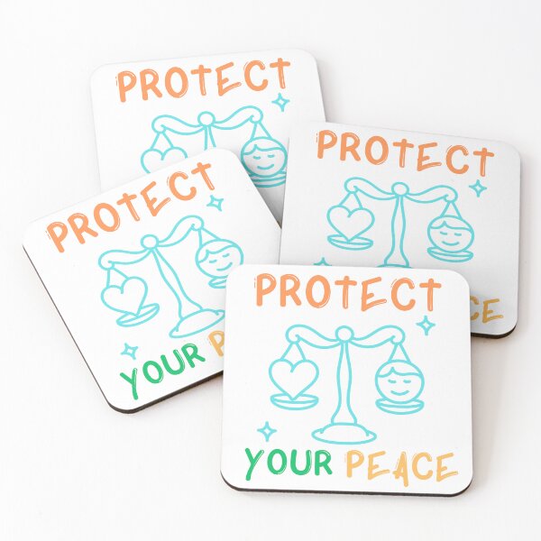 Item preview, Protect Your Peace | Mental Health & Inner Calm Aesthetic designed and sold by Mind-Oasis.