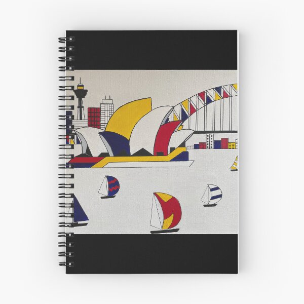 Item preview, Sydney Harbour-Mondrian Style designed and sold by Del creates.