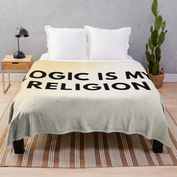 Aperçu de l'œuvre La logique est ma religion | Un design pour les amoureux de la raison créée et vendue par HeyHas.