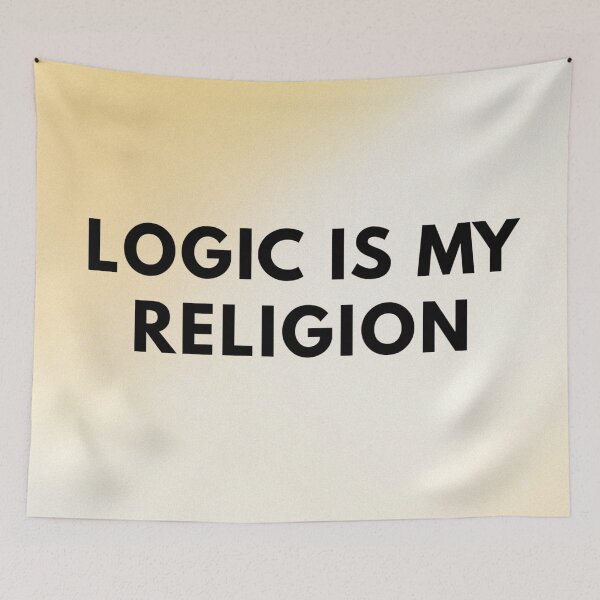 Item preview, Logic is My Religion | Design for Lovers of Reason designed and sold by HeyHas.
