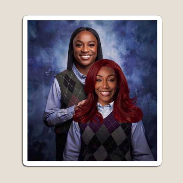 Item preview, A'ja Wilson Jackie Young Las Vegas Step Sisters designed and sold by haniaghazii.