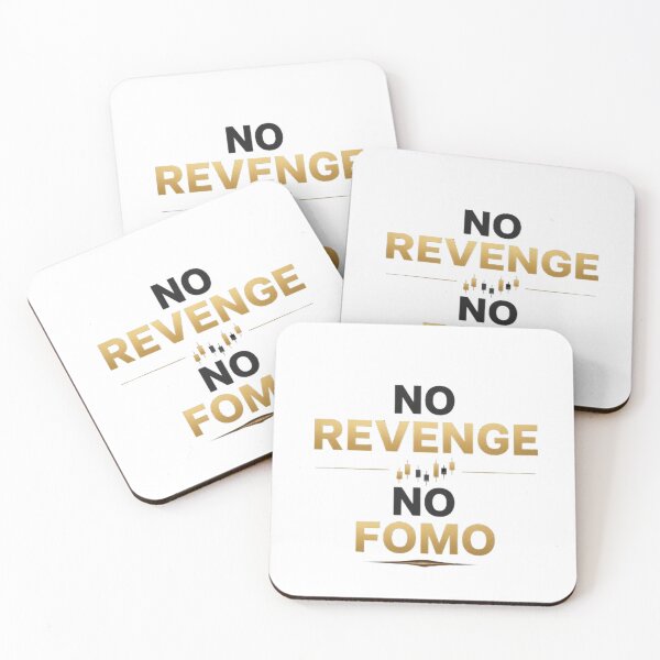 Item preview, No Revenge No FOMO Trading Psychology Typography Shirt designed and sold by PipForgeStudio .