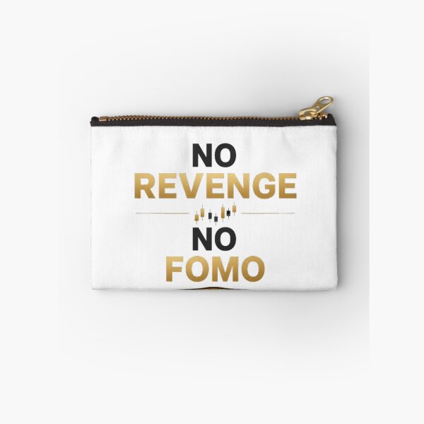 Item preview, No Revenge No FOMO Trading Psychology Typography Shirt designed and sold by PipForgeStudio .