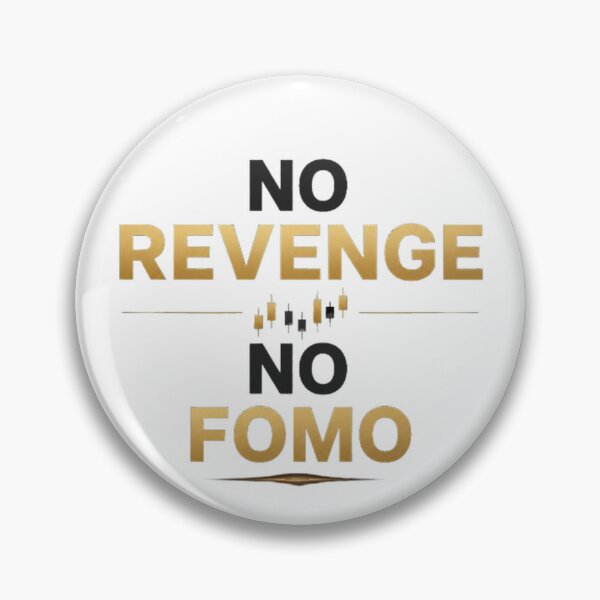 Item preview, No Revenge No FOMO Trading Psychology Typography Shirt designed and sold by PipForgeStudio .