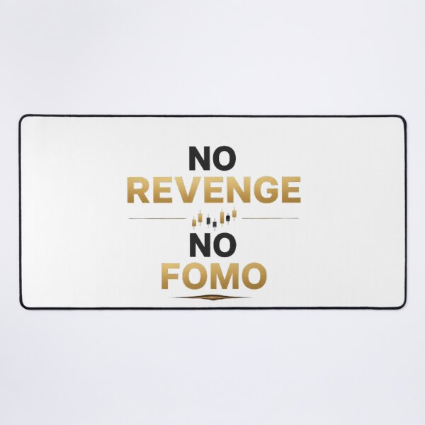 Item preview, No Revenge No FOMO Trading Psychology Typography Shirt designed and sold by PipForgeStudio .