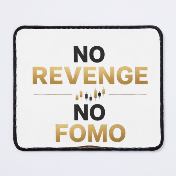 Item preview, No Revenge No FOMO Trading Psychology Typography Shirt designed and sold by PipForgeStudio .