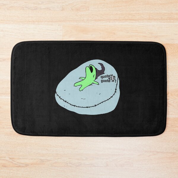 Item preview, Weird Green Being in Pillow designed and sold by Sleepsyndrome.