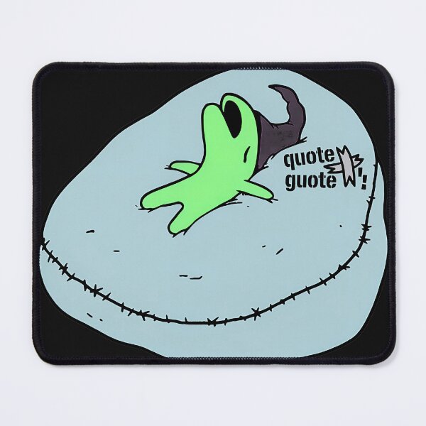 Item preview, Weird Green Being in Pillow designed and sold by Sleepsyndrome.