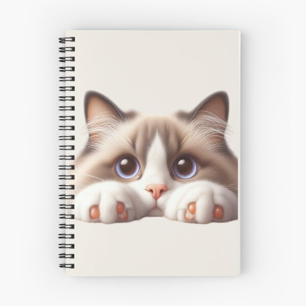 Item preview, Cute Peekaboo Ragdoll Cat With Blue Eyes designed and sold by CatandTea.