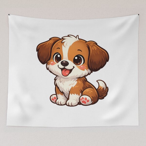 Item preview, cute little dog designed and sold by Vivarium-shop.