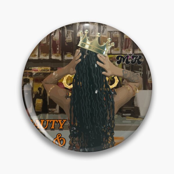 Item preview, Beauty & Black designed and sold by Inlivingcolorart.