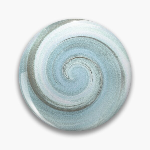 Item preview, Pastel Retro Spiral Swirl Pattern in Blue designed and sold by Artistestella.
