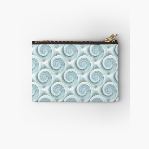 Item preview, Pastel Retro Spiral Swirl Pattern in Blue designed and sold by Artistestella.
