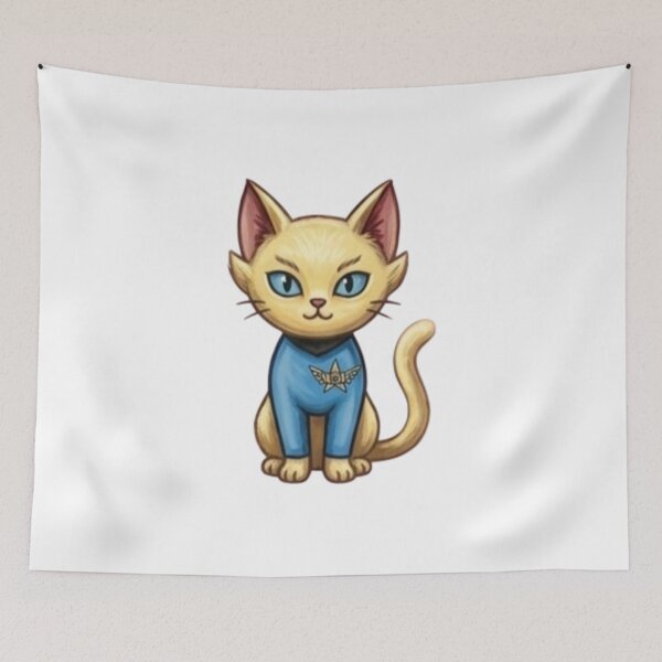 Item preview, Cute Science Fiction Cat Pointy Ears Alien Kitty designed and sold by Lizxermina.