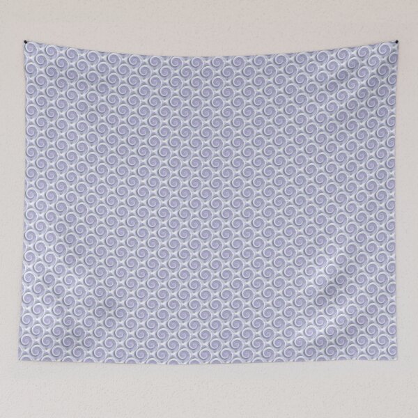 Item preview, Pastel Retro Spiral Swirl Pattern in Purple designed and sold by Artistestella.