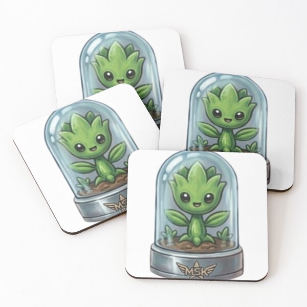 Item preview, Cute Space Sprout Alien Plant In Glass Dome designed and sold by Lizxermina.