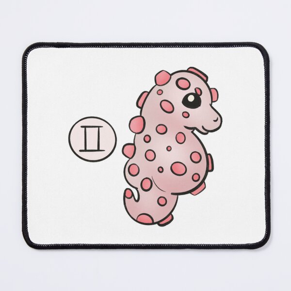 Item preview, Gemini Zodiac Seahorse Cute Horoscope Art designed and sold by syariesincart.