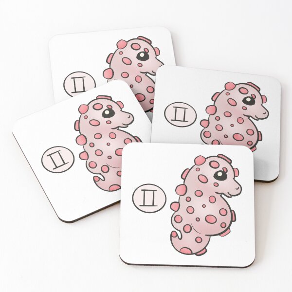 Item preview, Gemini Zodiac Seahorse Cute Horoscope Art designed and sold by syariesincart.