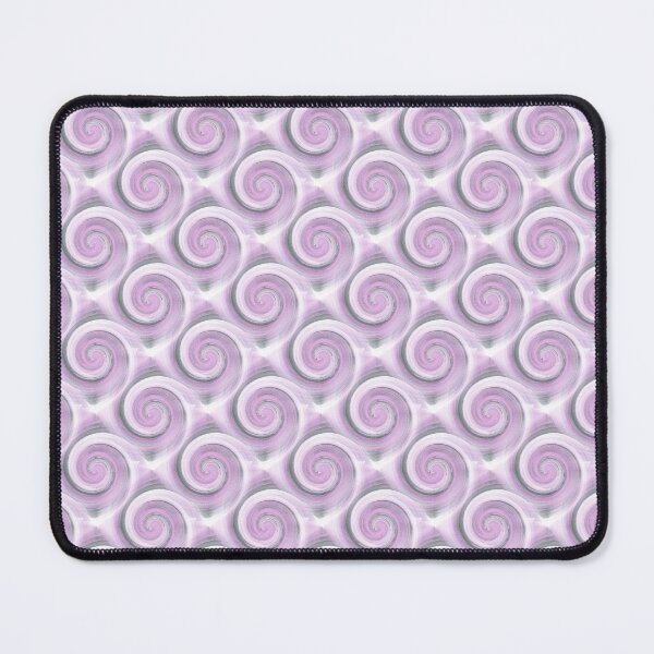 Item preview, Pastel Retro Spiral Swirl Pattern in Pink designed and sold by Artistestella.