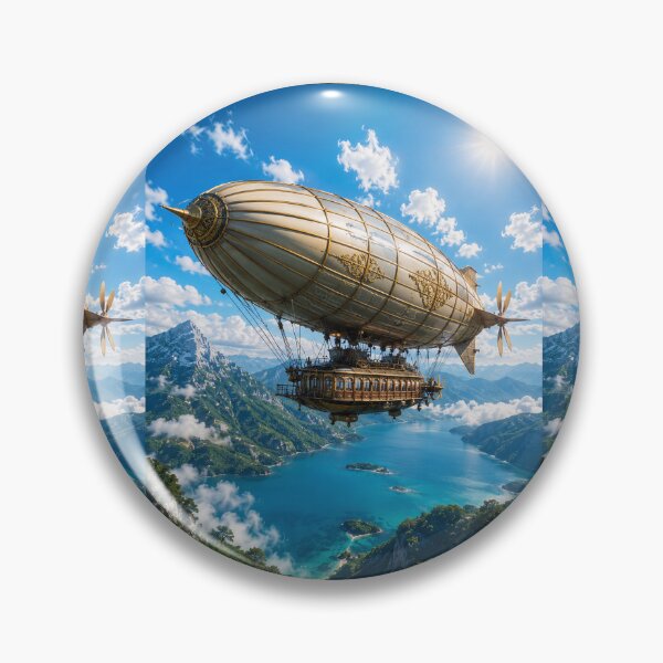 Item preview, Gas Airship  designed and sold by AwesomeDigiShop.