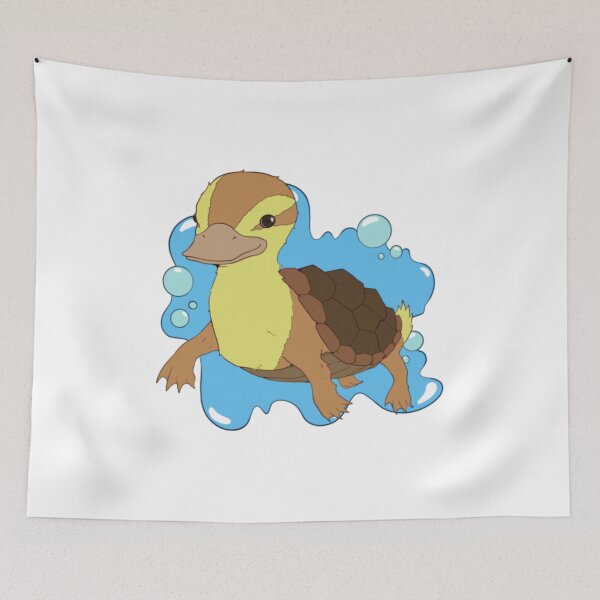 Item preview, Cute Hybrid Turtle Duck Adorable Elemental Pond Animal designed and sold by Lizxermina.